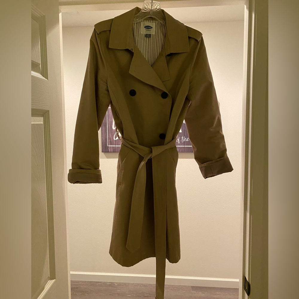 Old Navy Tan Trench Coat